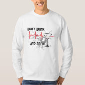 Lang schlafende T - Shirt nicht trinken und fahren (Vorderseite)