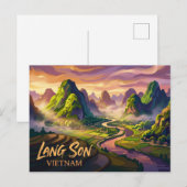 Lang Son Vietnam Postkarte (Vorne/Hinten)