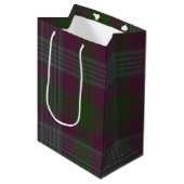 Lang Tartan Mittlere Geschenktüte (Vorderseite Schrägansicht)