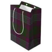 Lang Tartan Mittlere Geschenktüte (Rückseite Schrägansicht)