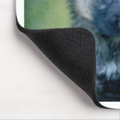 Lang überzogene Welpe Mousepad (Ecke)