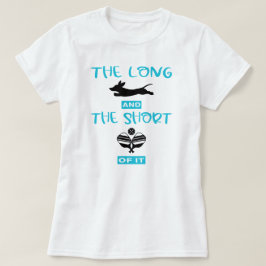 Lang und das Kurze: Dackel und Pickleball T-Shirt
