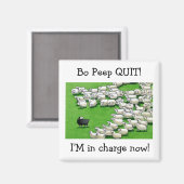 Lang verlor Lamb: Bo Peep QUIT! Magnet (Vorderseite/Rückseite)