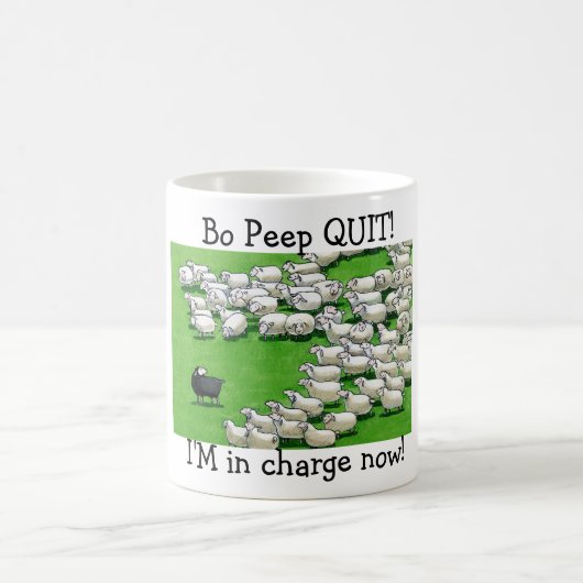 Lang verlor Lamb: Bo Peep QUIT! Tasse (Mittel)