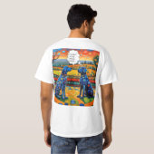 Lang vermisster Bruder T-Shirt (Schwarz voll)