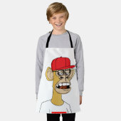 Langaffe Schürze (Getragen)