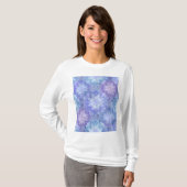 Langarm-Basic-T-Shirt für Damen T-Shirt (Vorne ganz)