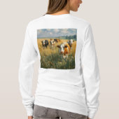 Langarm-Basic-T-Shirt für Frauen T-Shirt (Rückseite)