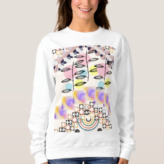 Langarm-Frauenhemd Sweatshirt (Vorderseite)