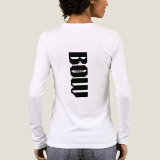 Langarm-Shirt mit Bogenmarke mit Komfort Tri-Blend Shirt