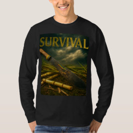 Langarm-Shirt zum Überleben T-Shirt