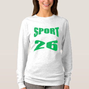 Langarm-T-Shirt asche SPORT  26 T-Shirt