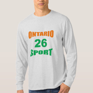 Langarm-T-Shirt aschgrau ONTARIO SPORT 26 T-Shirt