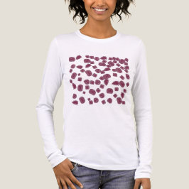 Langarm-T-Shirt für Frauen mit rosa Feen Tri-Blend Shirt