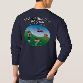 Langarm-T-Shirt mit Grafiken auf Vorder- und Rücks T-Shirt