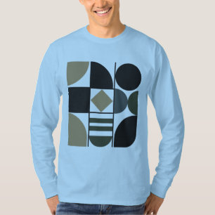Langarm-T-Shirt mit verschiedenen Formen T-Shirt