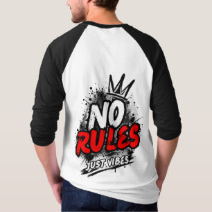 Langarm-T-Shirt "No Rules" T-Shirt