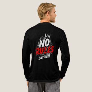 Langarm-T-Shirt "No Rules" Tri-Blend Shirt