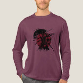 Langarm T-Shirt Tri-Blend Shirt (Vorderseite)