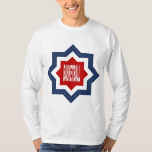 Langärmelige T-Shirts BASKETBALL DESIGN