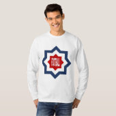 Langärmelige T-Shirts FOOTBALL DESIGN (Vorne ganz)