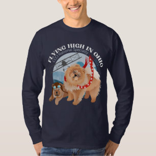 Langärmeliger T - Shirt - Dunkel mit Logo