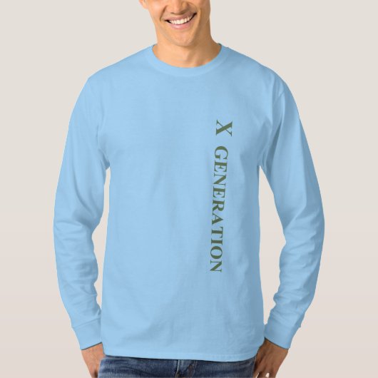 Langärmeliger T - Shirt X Generation (Vorderseite)