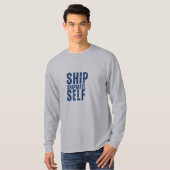 Langärmeliges Design-T-ShIPMATE-SELF T-Shirt (Vorne ganz)