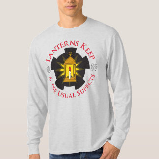 Langärmeliges graues LKUS-Hemd T-Shirt