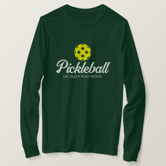 Langärmeliges Pickleball-Shirt für Frauen T-Shirt (Design vorne)