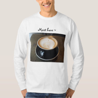 Langärmeliges Shirt mit Kaffee von Tony Cimino