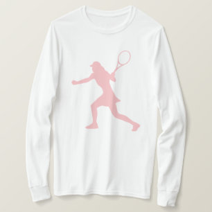 Langärmeliges Tennis-Shirt für Damen Benutzerdef T-Shirt