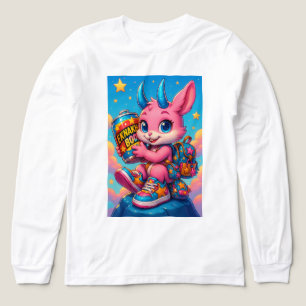 Langarmshirt – EKNAKHON Boost Bunny mit Kosmos Tri-Blend Shirt
