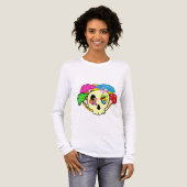 Langarmshirt für Damen Tri-Blend Shirt (Vorderseite voll)