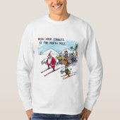 Langarmshirt North Pole Rush Hour T-Shirt (Vorderseite)