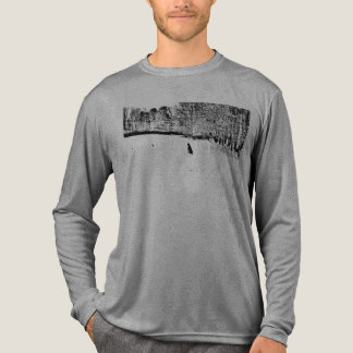 Langarmshirt - Wartet auf einen Freund Tri-Blend Shirt