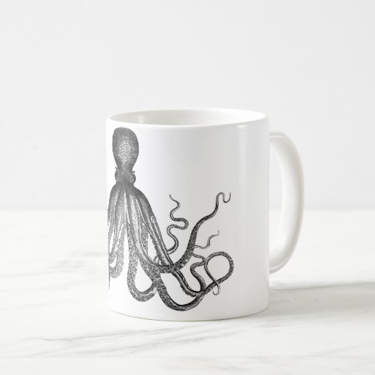 Langbeinige Kraken-Kaffee-Tasse Kaffeetasse (VorderseiteRechts)