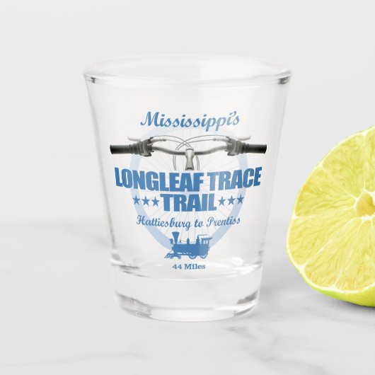 Langblattspur (H2) Schnapsglas (Vorderseite)