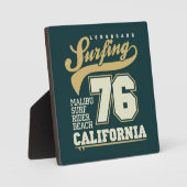 Langboard-Surfen | Kalifornien 76 Fotoplatte (Vorderseite)