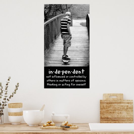 Langboarding Independence Poster (Küche)