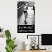 Langboarding Independence Poster (Heimbüro)