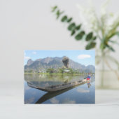 Langboot Postkarte (Stehend Vorderseite)