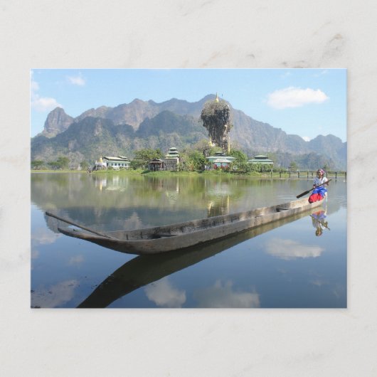 Langboot Postkarte (Vorderseite)