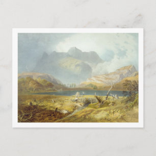 Langdale Pikes, aus "The English Lake District", Postkarte