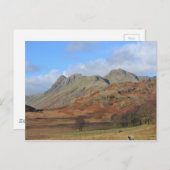 Langdale Pikes, English Lake District Postkarte (Vorne/Hinten)