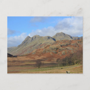 Langdale Pikes, English Lake District Postkarte