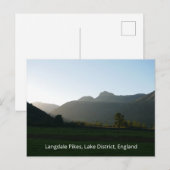 Langdale Pikes Postcard Postkarte (Vorne/Hinten)