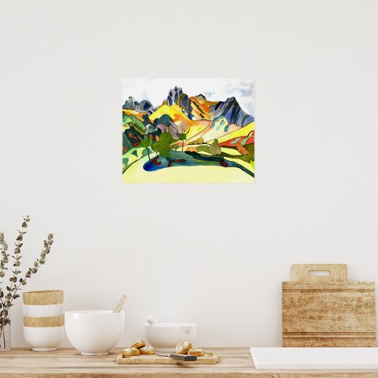 Langdale Pikes. Poster (Küche)