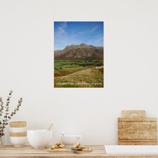 Langdale Pikes Poster (Küche)