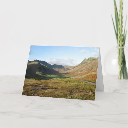 Langdale Valley - Blank Greetings Card Karte (Vorderseite)